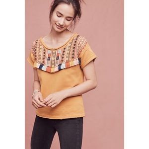 NWT Anthropologie Chloe Oliver Valencia Tassel Top